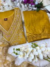 MT Heavy Chanderi Embroidery Readymade Suits Wholesale Shop In Surat
